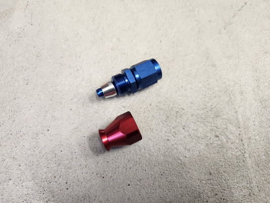 Suora AN4 PTFE liitin x1