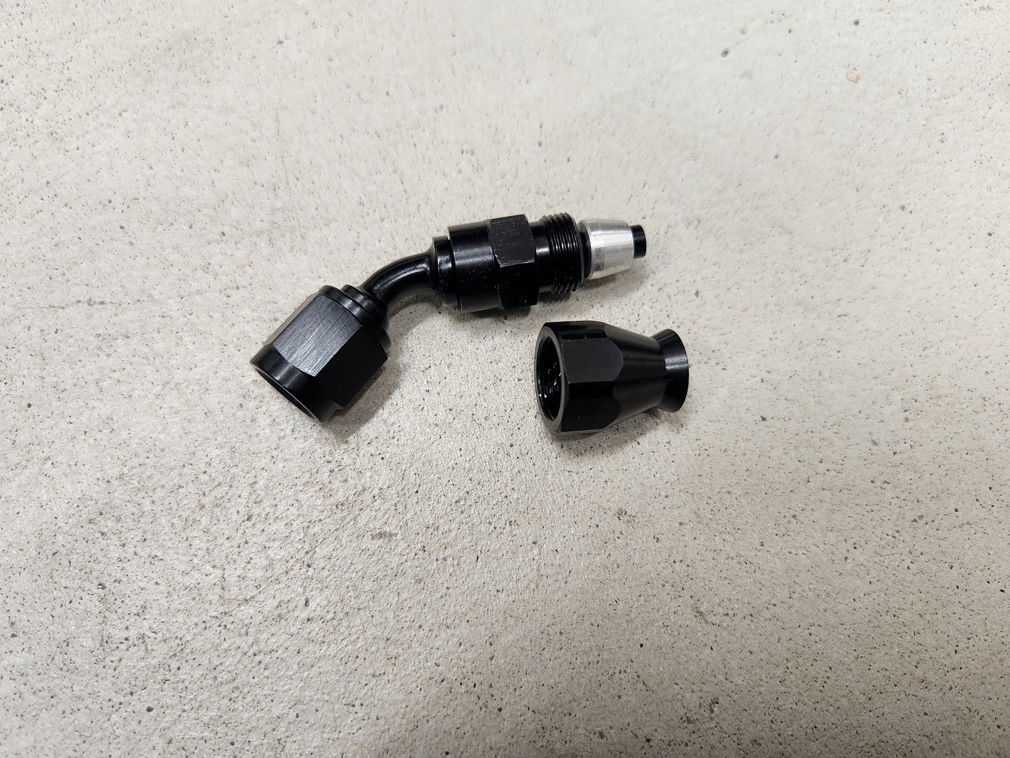 45° AN4 PTFE liitin x1