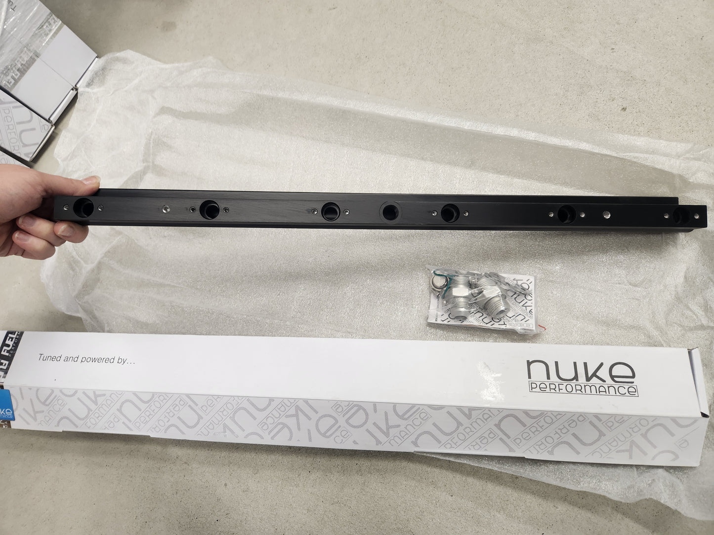 Nuke Performance Nissan Fuel Rail 6cyl Skyline RB26DET Black