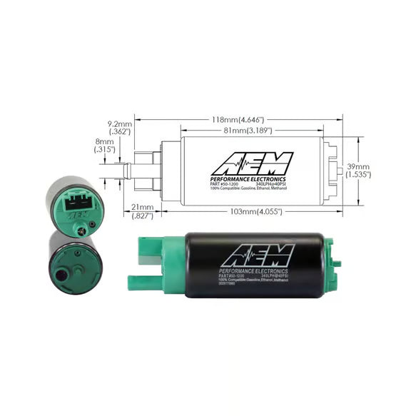 AEM 340LPH E85 High Flow In-Tank Fuel Pump