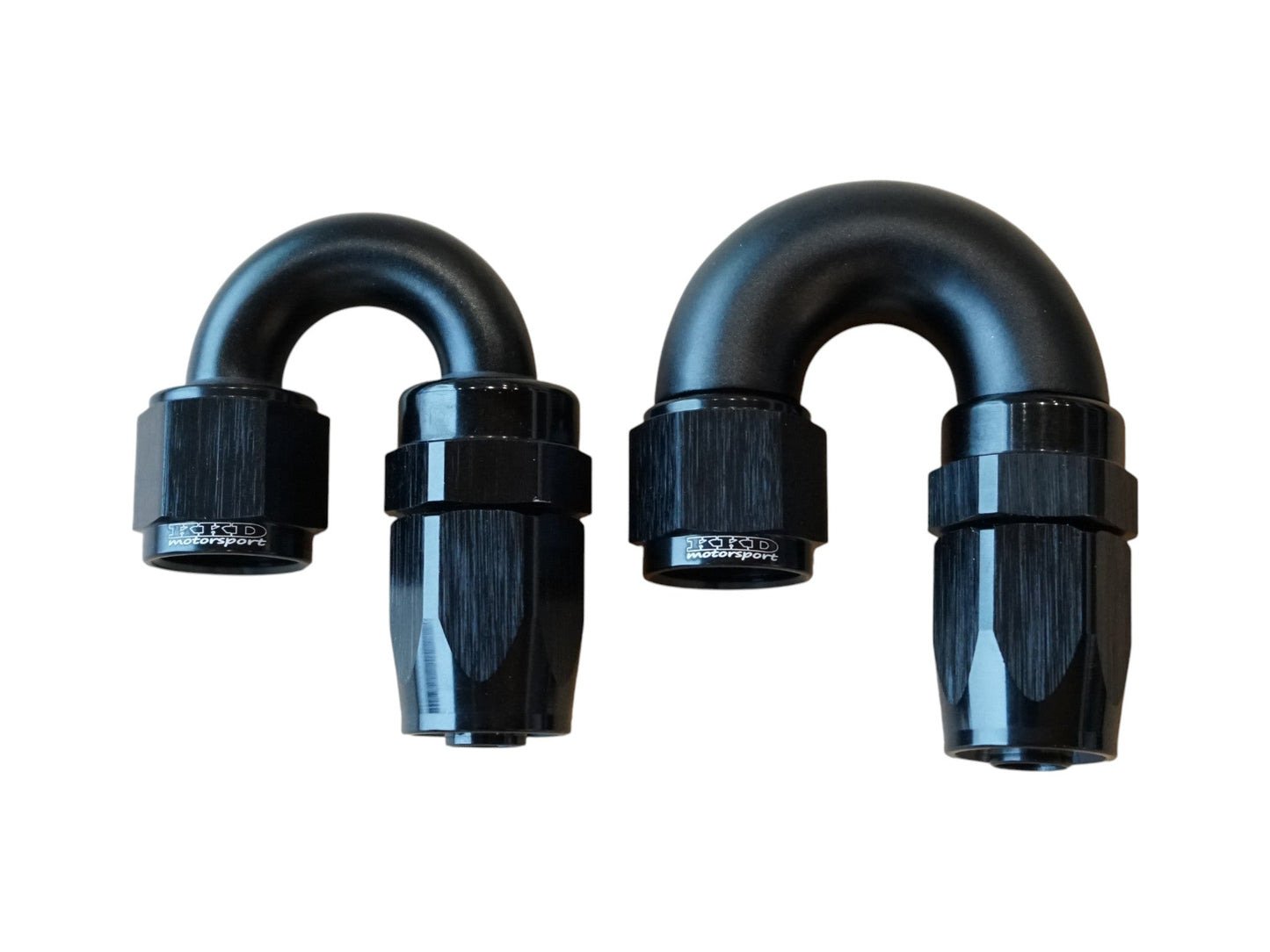 AN12 liitin 180° (kumiletkulle) Full Flow