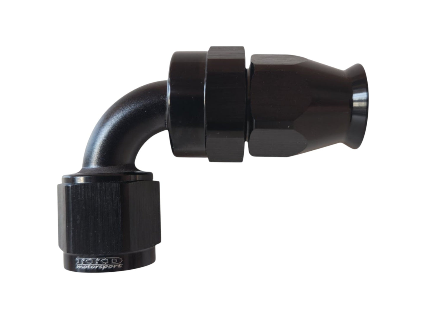 AN12 liitin 90° PTFE (teflon letkulle)