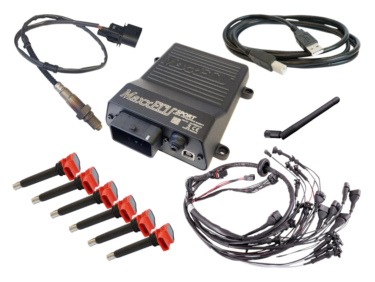 BMW M50 Moottorinohjaus Kit (MaxxECU SPORT + Moottorin johtosarja + Bosch puolat + LSU 4.2 Lambda)