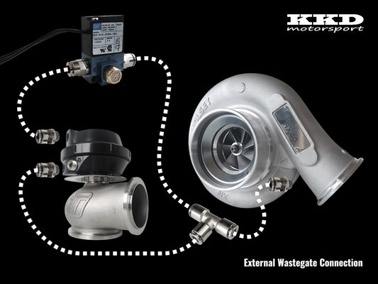 MAC Valves Hukkaportin ohjaussolenoidi 3 - tie + Letkukarat + Äänenvaimennin