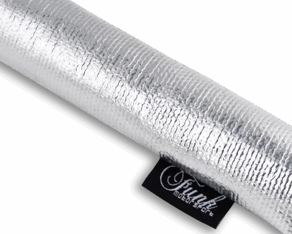 Funk Motorsport - Silver Lämpösuojasukka (tarrakiinnitys) (Dia. 7mm / 50cm)