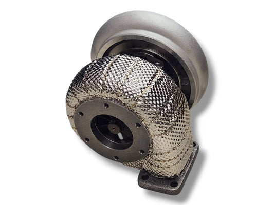 Holset HX40 Super - Pakopesä 16cm² + Hitsattu RST Lämpösuoja Pakopesään