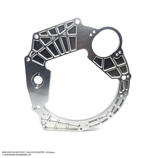 BMW M5x/S5x - 8HP 45/50/70/75 N57 B57 B58 Adapterisarja - M20, 20 Degree Tilt