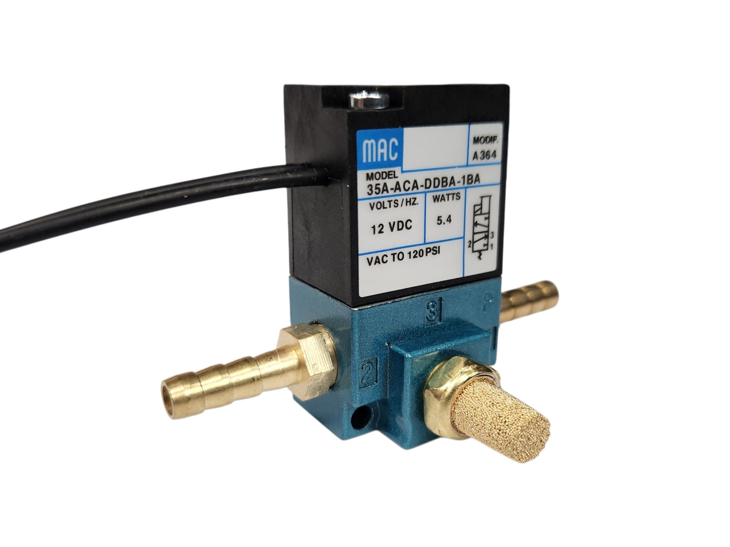 Äänenvaimennin 1/8" (MAC Valves)