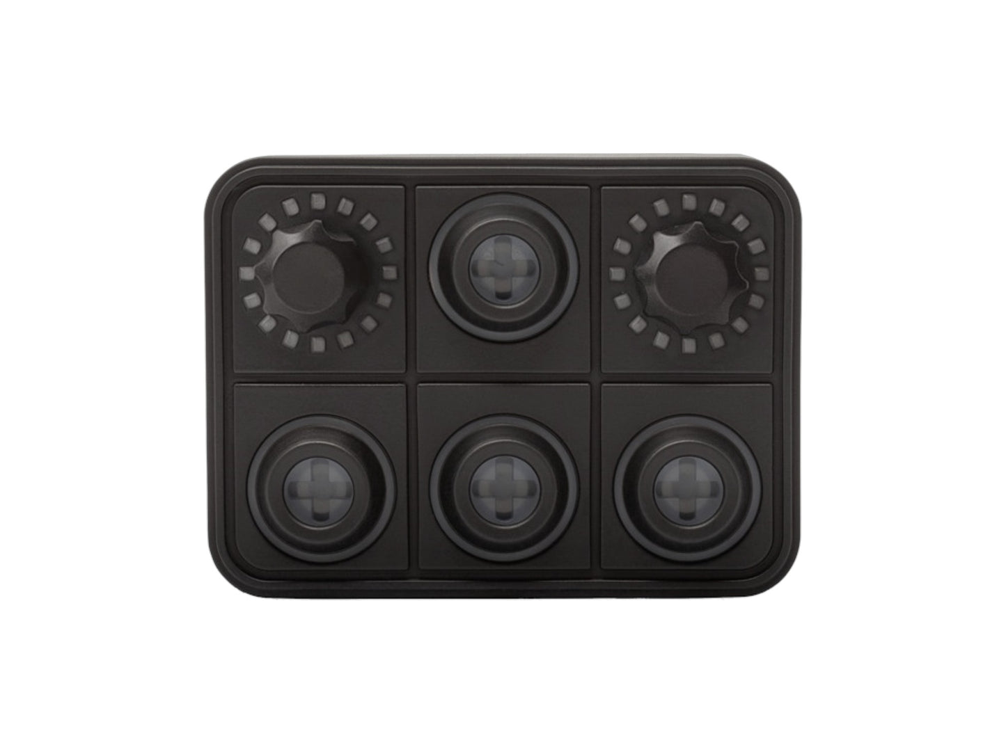 Blink Marine - CAN Näppäimistö (6 painiketta, 2 kiertokytkintä) Multi Color LED / Plastic Knob / IP67