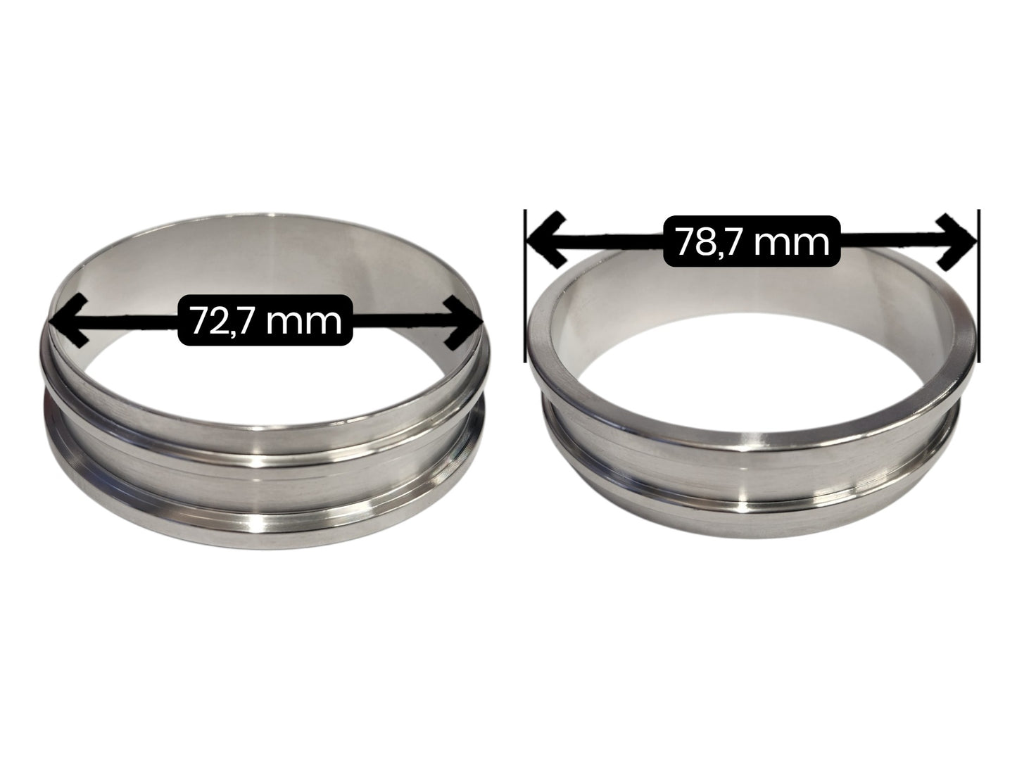 Precision T3 Style Turbine Housing V-Band Outlet Flange To 3" Tube