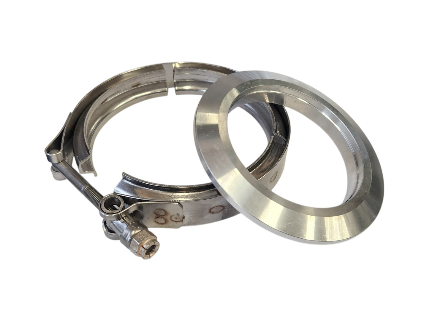 Precision Sportsman C/Cover Outlet Flange Kit (Flange/Clamp/O-Ring) Aluminium