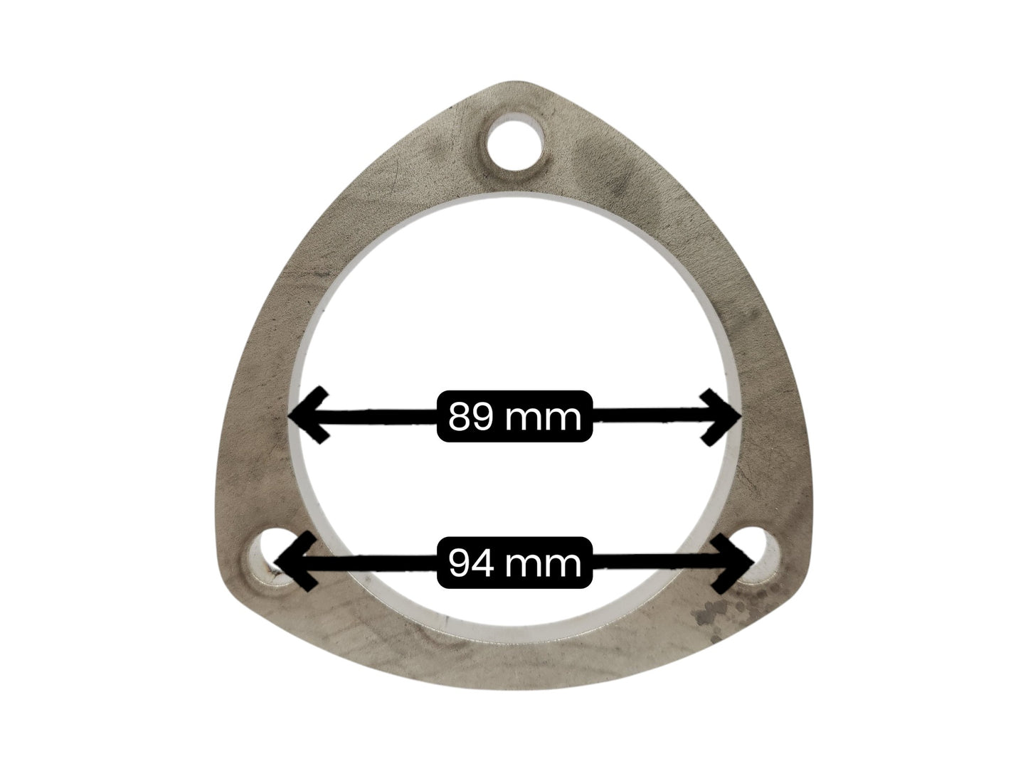 Pakoputken laippa 3-bolt (pulttijako 94mm / keskireikä 89mm)