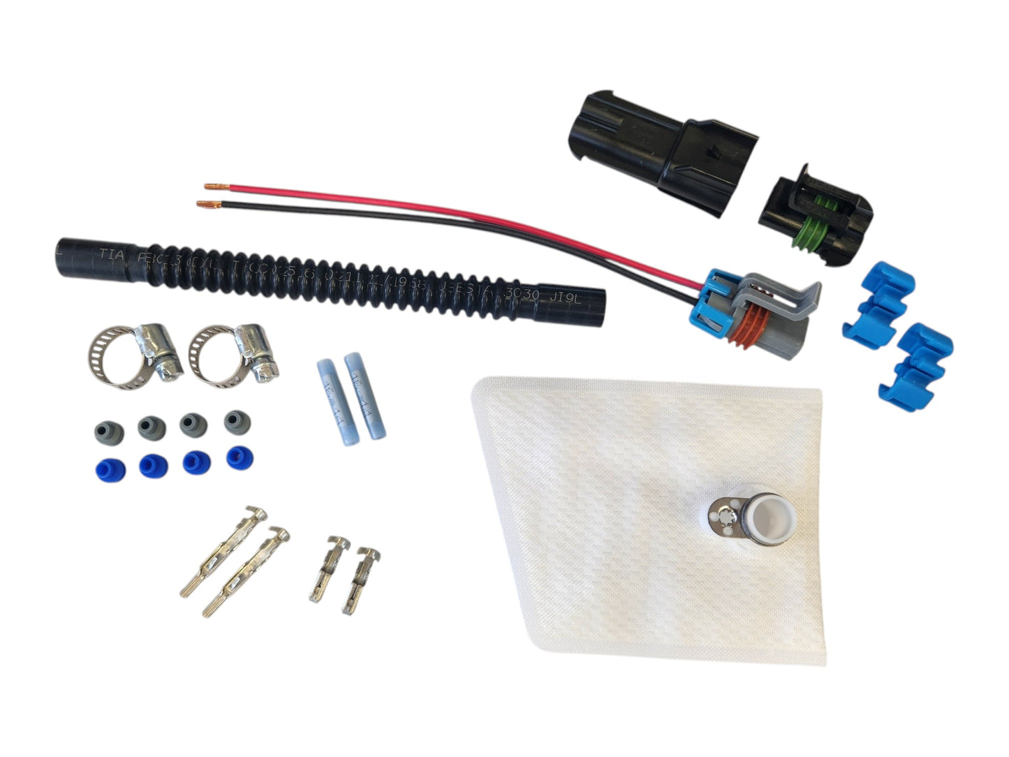 Polttoainepumpun asennussarja (Walbro GST450LPH / Hellcat 525LPH)