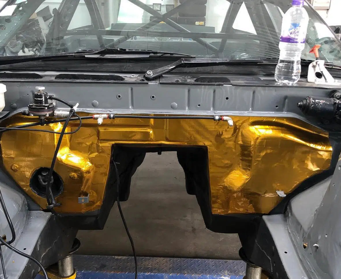 Funk Motorsport - Gold Itseliimautuva Heijastava Lämpöteippi (60 x 70cm)