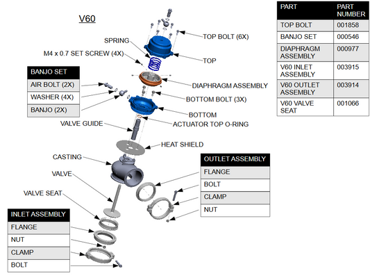 TiAL Sport V60 Valve Seat