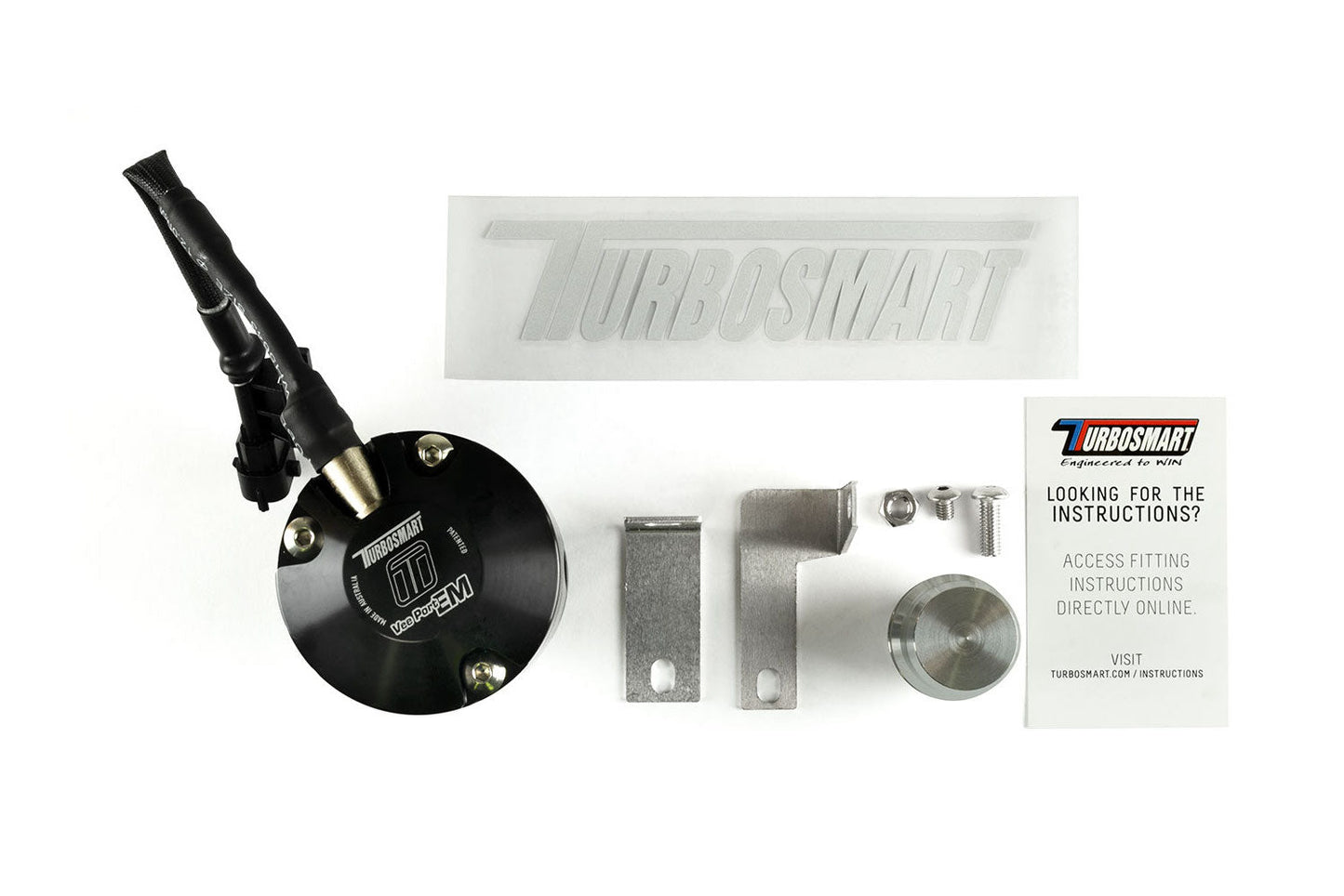 Turbosmart - Vee Port EM Blow Off Valve Suit Ford F150 3.5L & 2.7L Ecoboost / Raptor Ecoboost (Black)