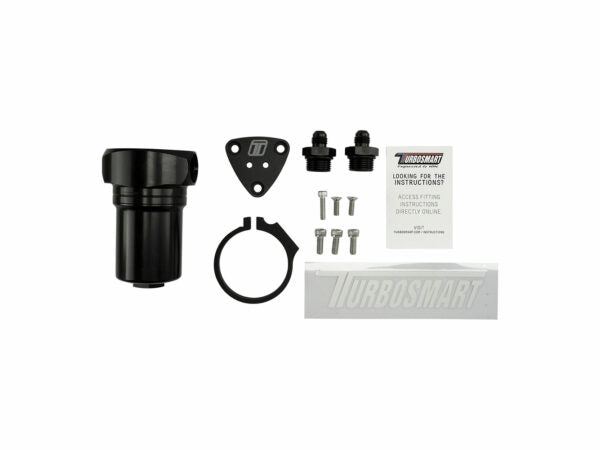 Turbosmart - Fuel Filter Canister 10um 6AN (Black)