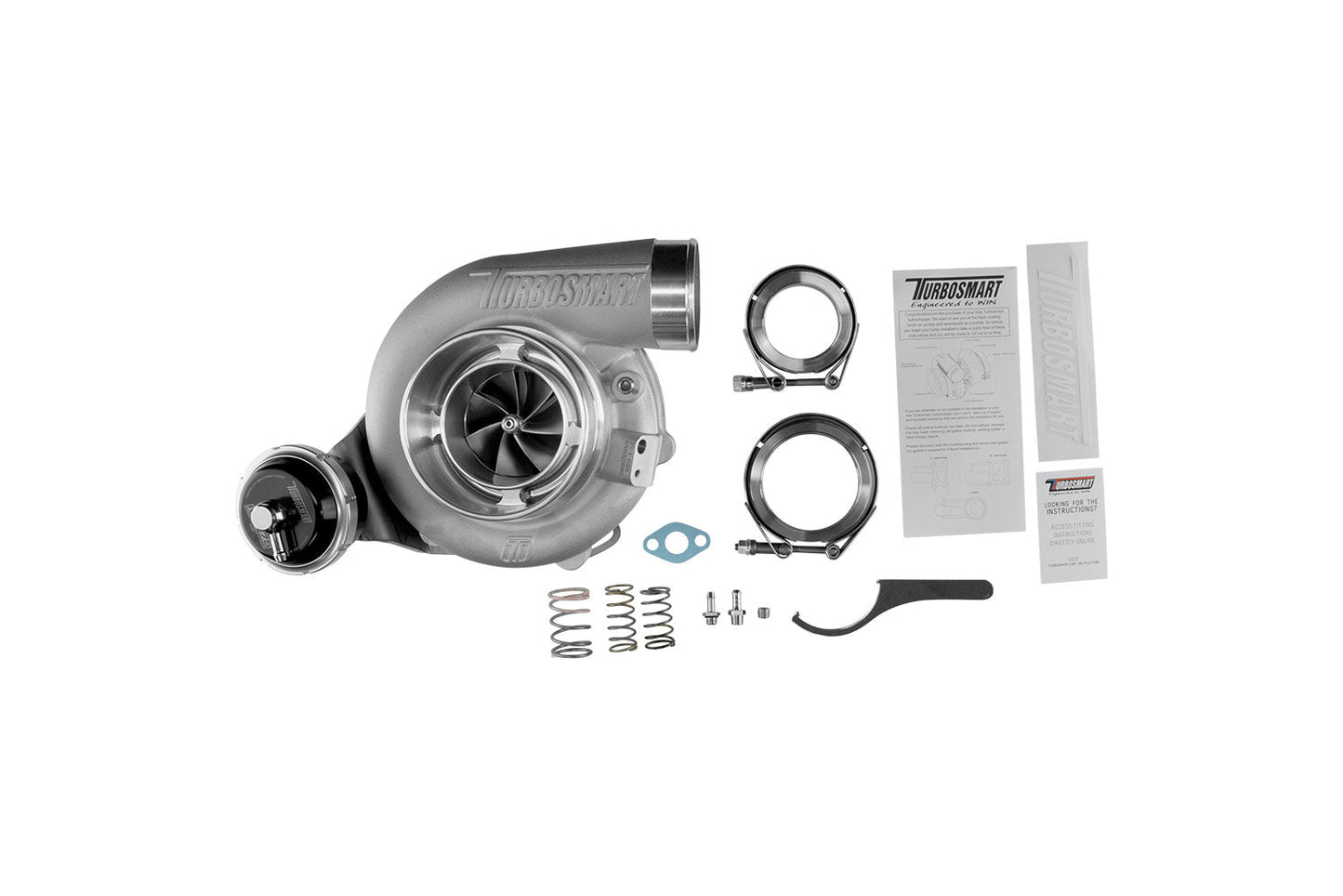 TS-1 Turboahdin 6466 V-Band 0.82 A/R Sisäinen Hukkaportti (14psi)