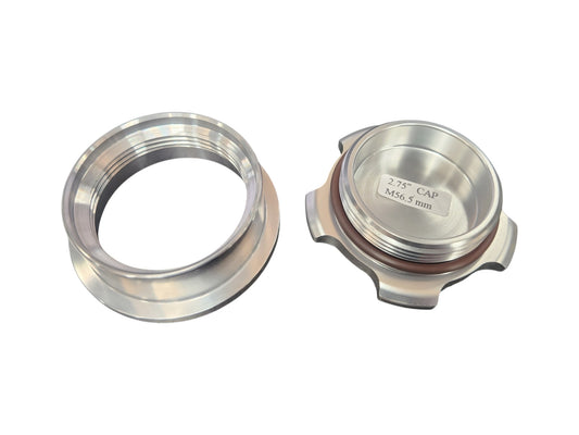 Vibrant Performance Tank Weld Bungs with Thread on Cap 2.75''