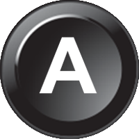 Letter “A” (15mm CAN Näppäimistö Icon)