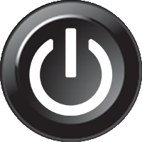 Power on/off (15mm CAN Näppäimistö Icon)