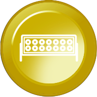 Light bar Yellow (15mm CAN Näppäimistö Icon)