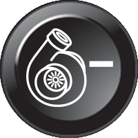 Turbo boost Decrease (15mm CAN Näppäimistö Icon)