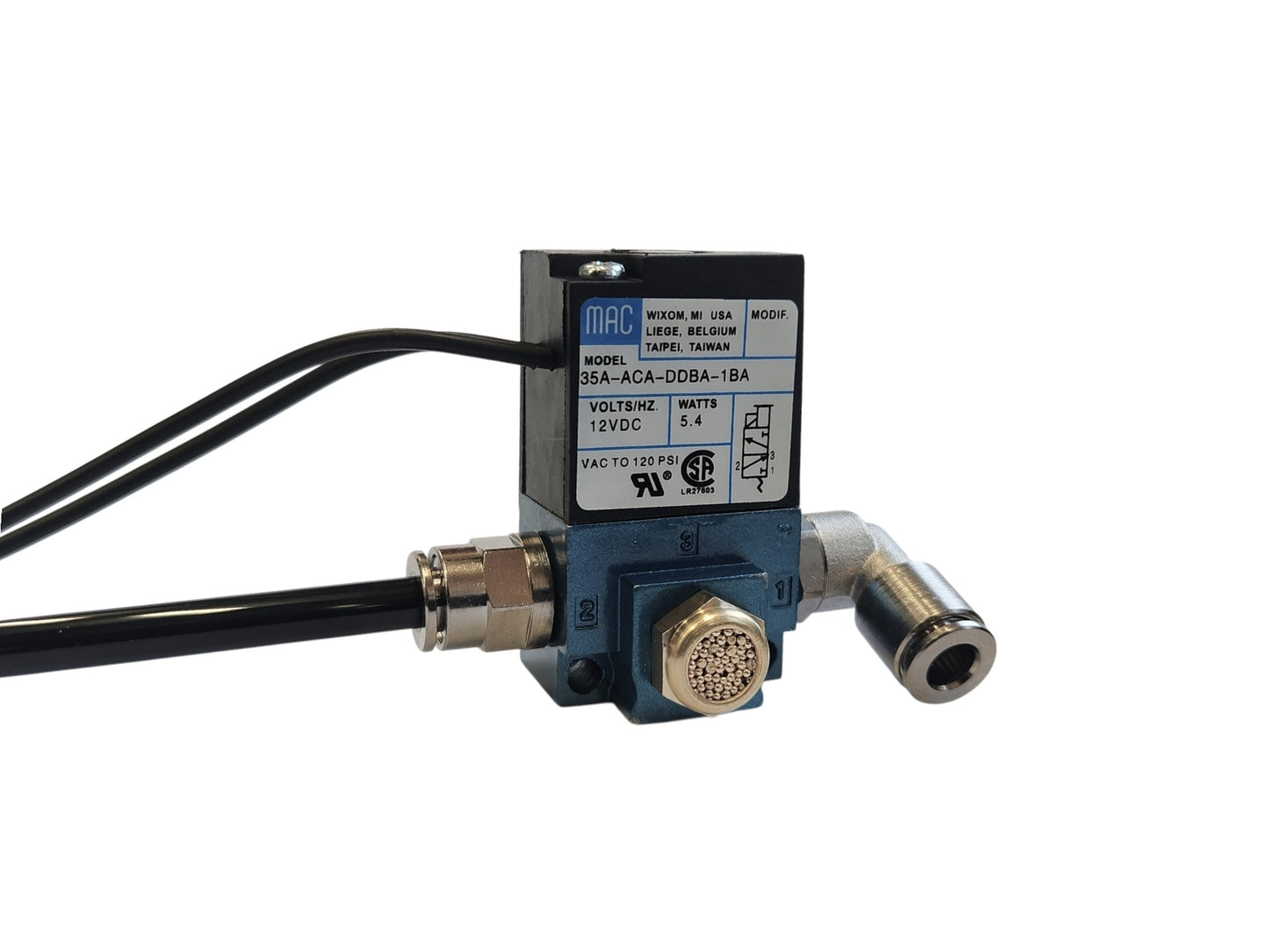 MAC Valves Hukkaportin ohjaussolenoidi 3 - tie