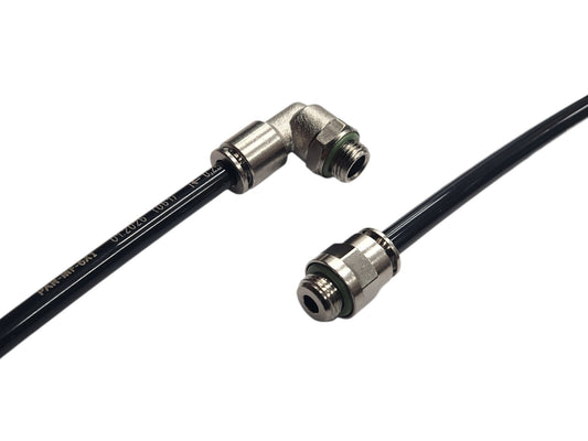 Muoviletku PAN-MF (ulkohalkaisija 6mm) Musta