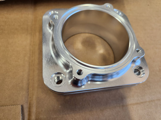 KKD motorsrpot Kaasuläpän Billet Adapterilaippa (74mm Bocch) KAKKOSLAATUINEN