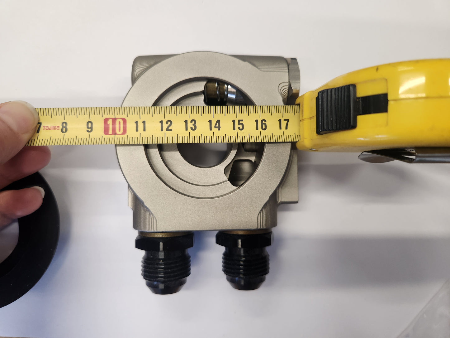 CNC Koneistettu Öljynsuodattimen Adapteri Termostaatilla AN10