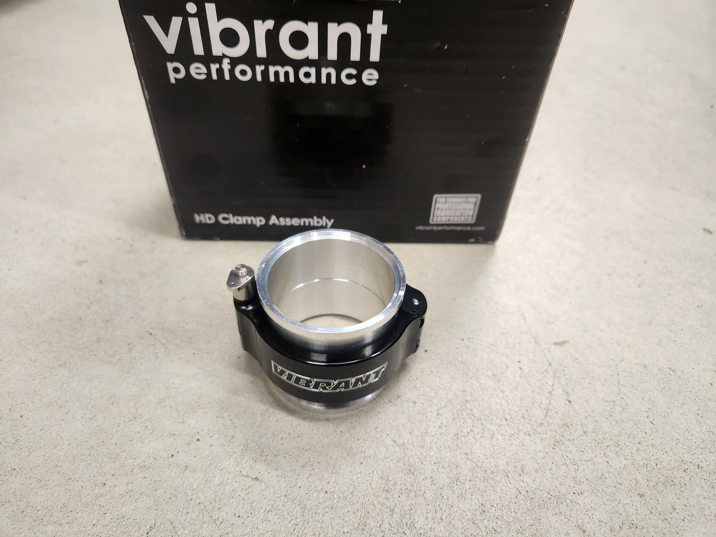 Vibrant Performance HD Clamp System Assembly for 2" OD Tubing - Anodized Black