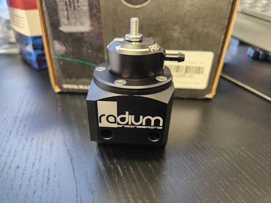Radium Fuel Pressure Regulator Kit | 2008-2017 Subaru STI, Black Top