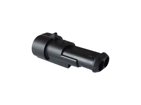 AMP Superseal 1.5 2-napainen Liitin Uros