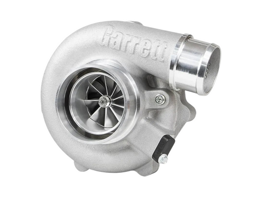 KKD motorsport Garrett G25-585 G-Series II turbocharger with polished metal compressor housing and turbine wheel