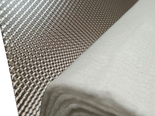 Ruostumaton lämpösuoja / hitsauslevy 100x60cm (paksuus 0,1mm) + Lämpöeristematto