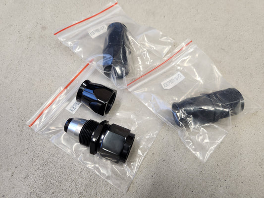 Suorat AN10 PTFE liittimet x3