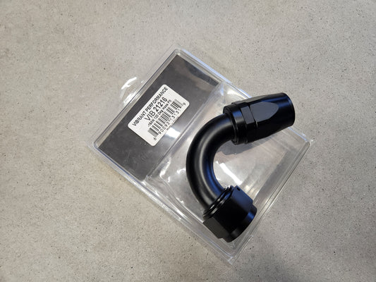 Vibrant 21216 120-DEG Hose End Fitting Hose Size -16 AN