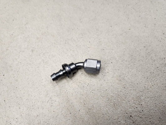 45° AN4 liitin letkukaralla x1