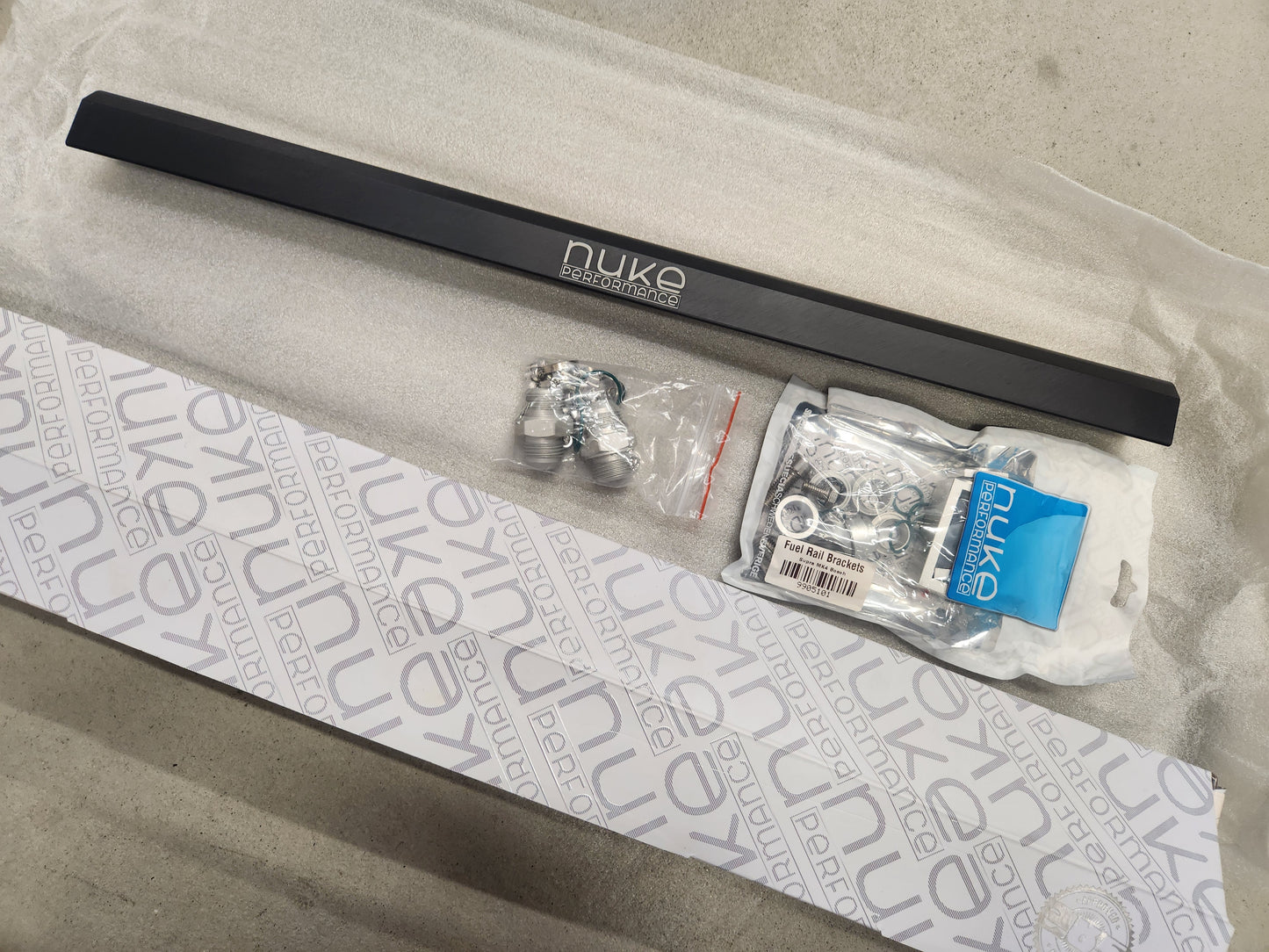 Nuke Performance Toyota Fuel Rail 6cyl 2JZ 14mm Injectors (non VVTi) Bolt On