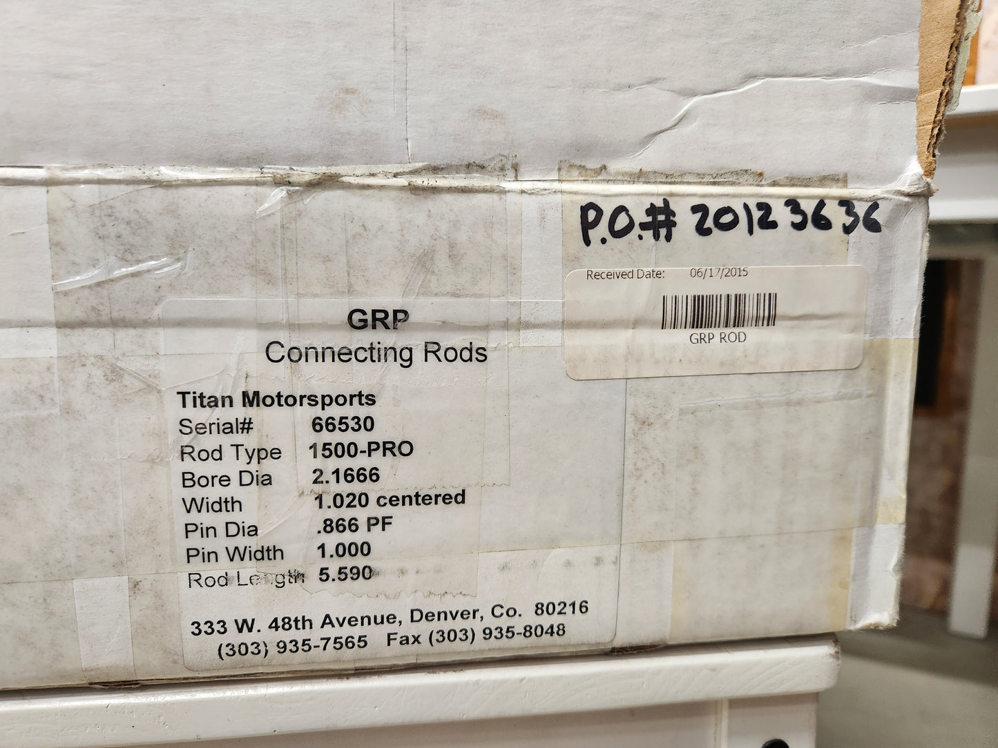 GRP / Titan Motorsports 2JZ-GTE Aluminum Rod Set