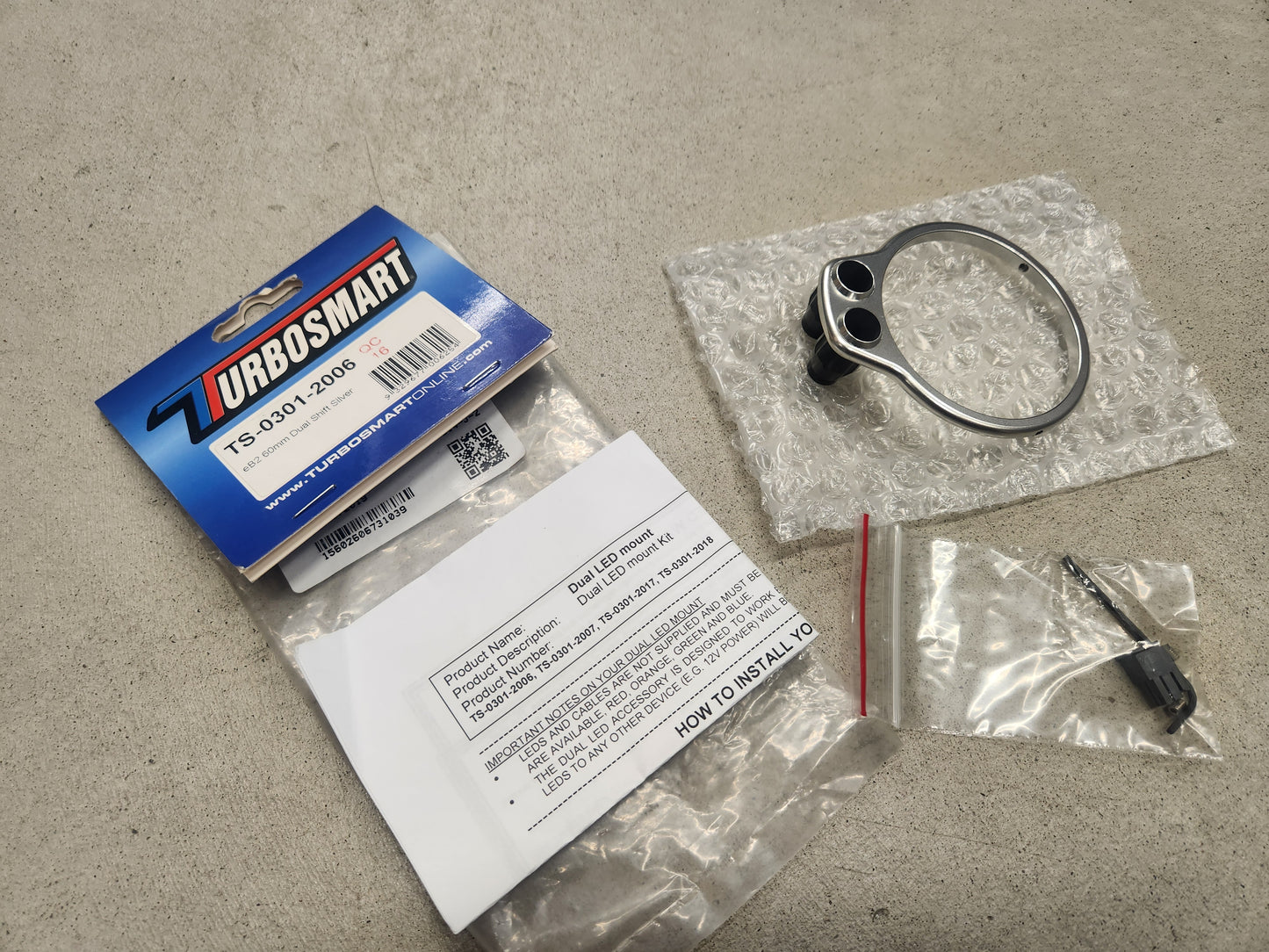 Turbosmart - eB2 60mm Dual Shift Silver