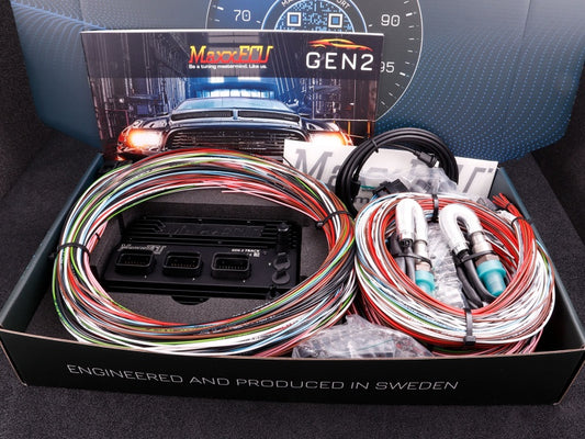 MaxxECU GEN2 TRACK - ECU (ECU, LSU 5.2 anturi x2 , johtosarjat)