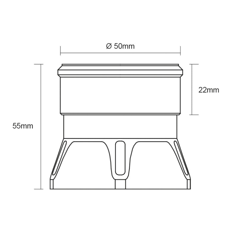 Nuke Performance Remote mount fill neck for the CFC Unit