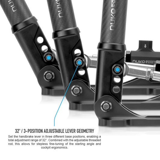 Nuke Performance Hydraulic Handbrake DriftSpec Pro, Glossy Carbon 360