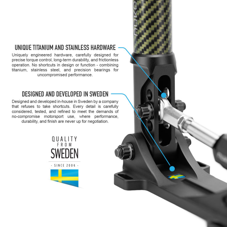 Nuke Performance Hydraulic Handbrake DriftSpec Pro, Glossy Carbon 460