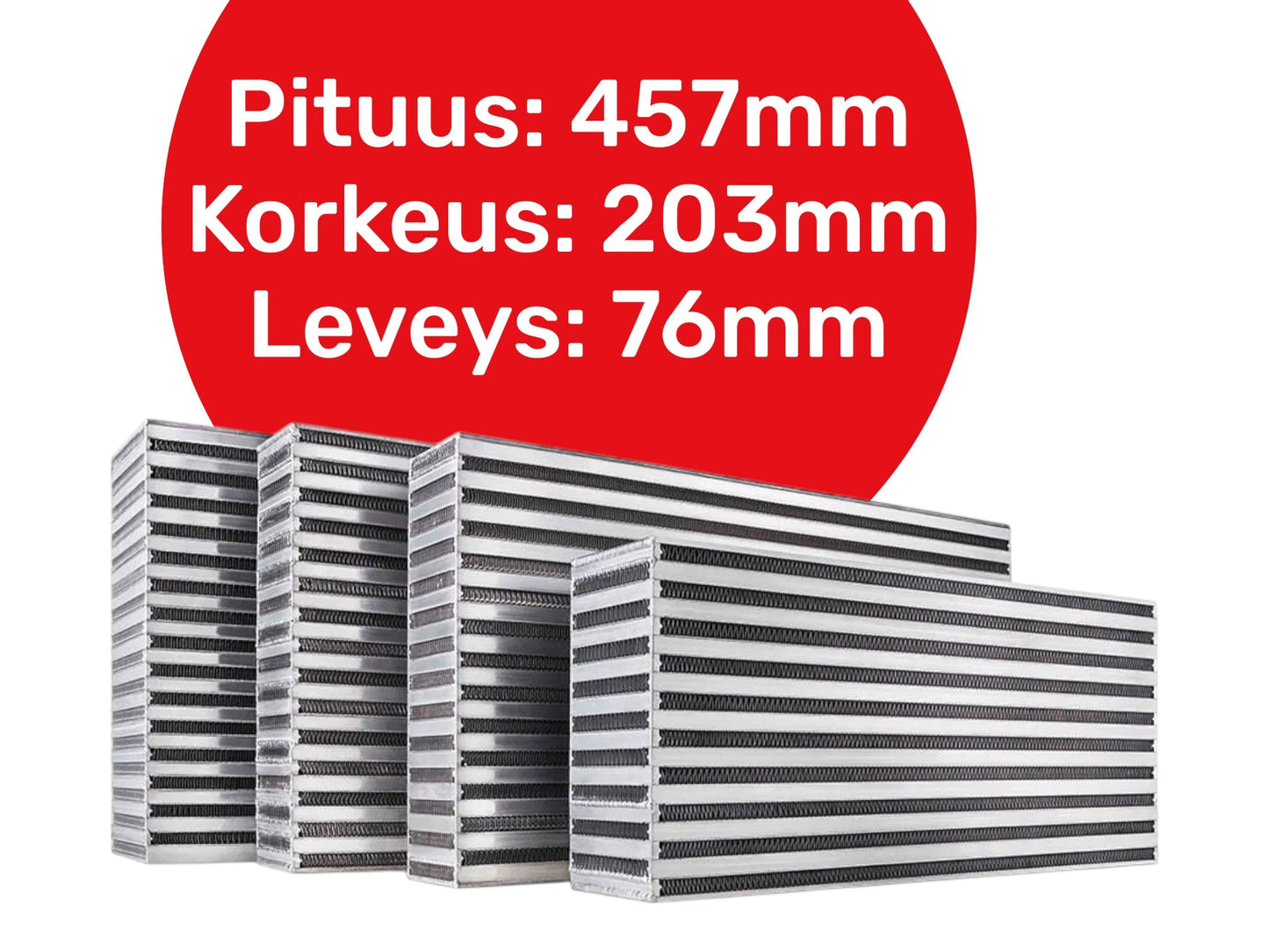 Garrett Ilma/Ilma 410 HP Välijäähdytin kenno (Horizontal Flow)