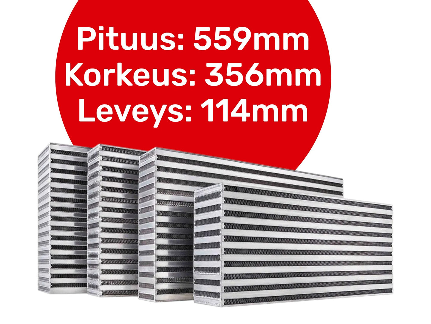 Garrett Ilma/Ilma 1140 HP Välijäähdytin kenno (Horizontal Flow)