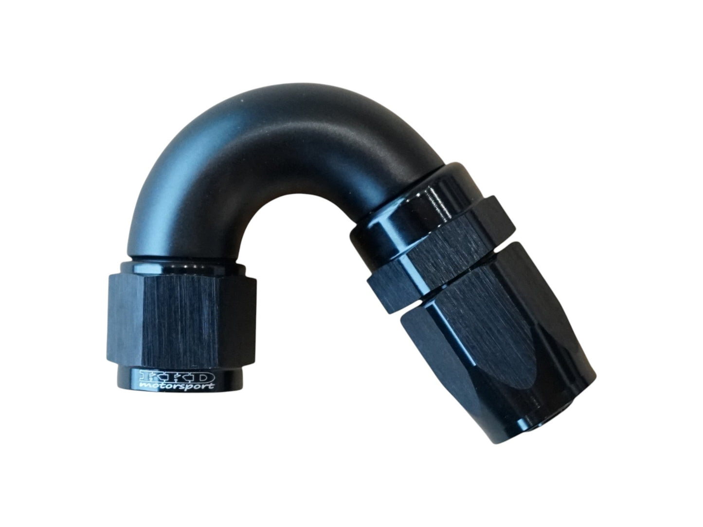 AN10 liitin 150° (kumiletkulle) Full Flow