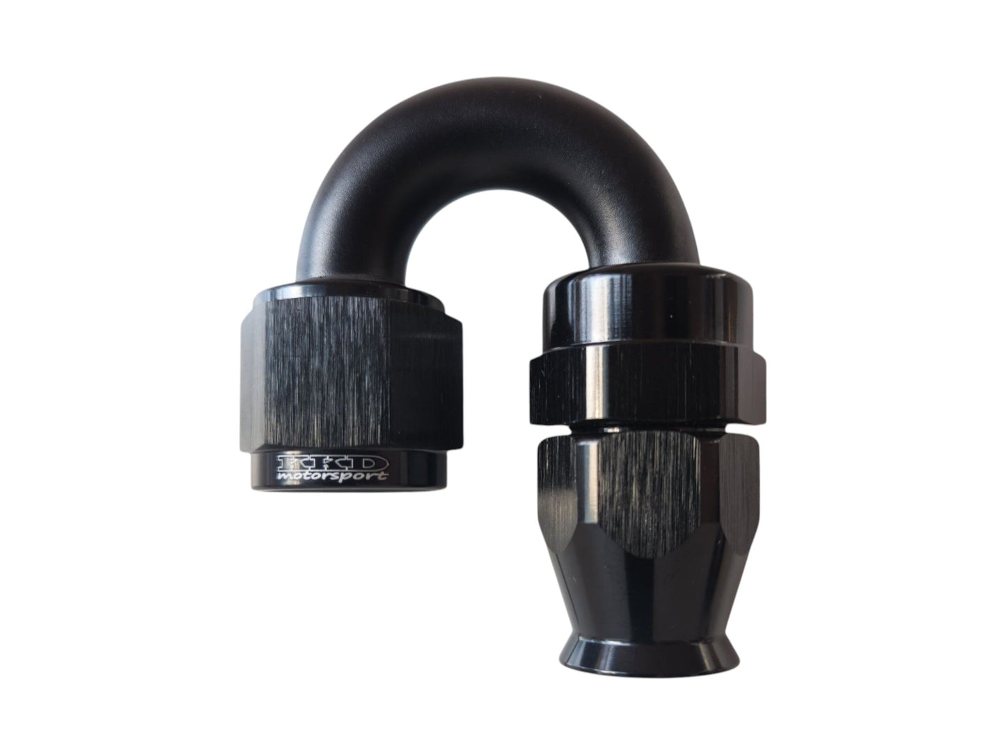 AN8 liitin 180° PTFE (teflon letkulle)